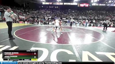 2A 160 lbs Cons. Round 1 - Parker Boring, New Plymouth vs Aiden Barger, St. Maries