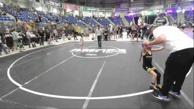 40 lbs Rr Rnd 3 - Elijah Smidt, Gladiator Wr Acd vs Jade Diggins, Top Notch WC