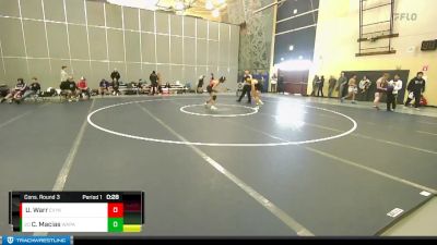 150 lbs Cons. Round 3 - Christian Macias, Wapato vs Uriel Warr, East Valley (Yakima)