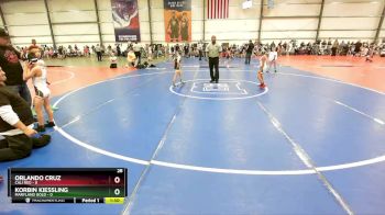 56 lbs Rd# 4- 2:00pm Friday Final Pool - Orlando Cruz, Cali Red vs Korbin Kiessling, Maryland GOLD