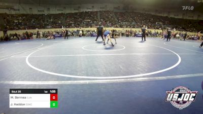 92 lbs Round Of 16 - Matthew Bermea, Clinton Youth Wrestling vs Jace Haddon, D3 Wrestling Cluib