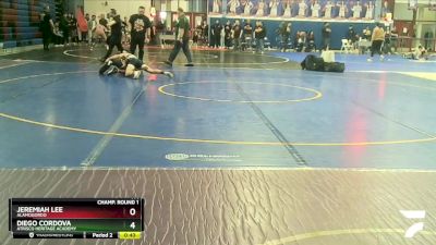 127 lbs Champ. Round 1 - Chase Kaufman, Mayfield vs Adrian Perez, Albuquerque