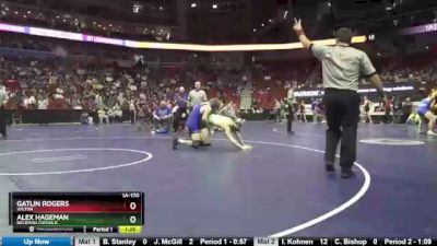 1A-170 lbs Cons. Round 2 - Alex Hageman, Beckman Catholic vs Gatlin Rogers, Wilton