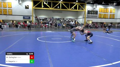 125B lbs Rr Rnd 1 - Max Gallagher, Penn vs Robbie Sagaris, Liu