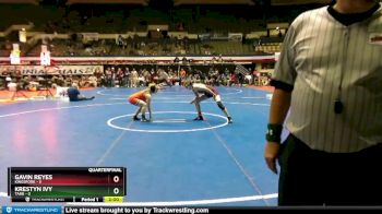 113 lbs Quarterfinals (8 Team) - Gavin Reyes, Kingsfork vs Krestyn Ivy, Tabb