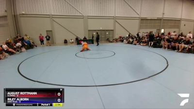 180 lbs 4th Wrestleback (16 Team) - August Rottmann, Illinois vs Riley Alborn, Ohio Blue