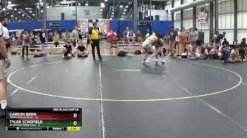 155 lbs Finals (8 Team) - Carson Behn, Team Gotcha Blue vs Tyler Schofield, Attrition Wrestling