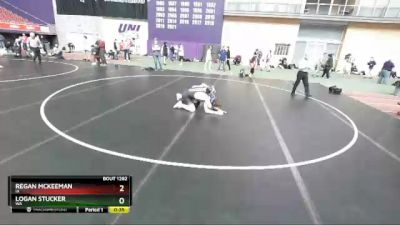 145 lbs Cons. Round 3 - Logan Stucker, WA vs Regan McKeeman, IA