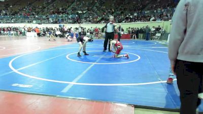 87 lbs Consi Of 16 #2 - Eden Davison, Mustang Middle School vs Cooper Keely, Blanchard High School