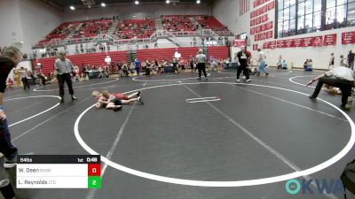 64 lbs Rr Rnd 2 - Wyatt Deen, Division Bell Wrestling vs Lane Reynolds, Chandler Takedown Club