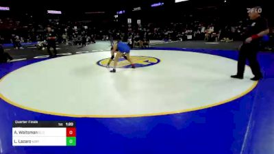 116 lbs Quarterfinal - Alex Waitsman, El Camino Real vs Leilani Lazaro, Northview