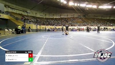 80 lbs Consi Of 16 #2 - Shawn Allen Jr., Mustang Bronco Wrestling Club vs Jack Gravitt, Odessa Youth Wrestling Club