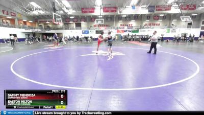 149 lbs Cons. Round 4 - Sammy Mendoza, Grand View (Iowa) vs Easton Hilton, Unattached Missouri