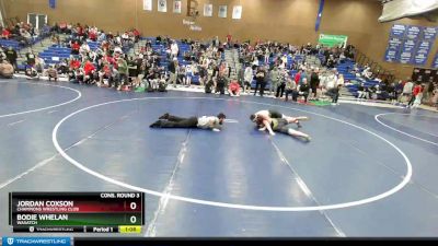 150 lbs Cons. Round 3 - Jordan Coxson, Champions Wrestling Club vs Bodie Whelan, Wasatch