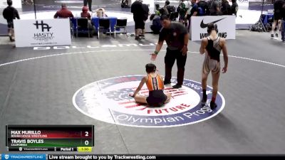 113 lbs Champ. Round 3 - Travis Boyles, California vs Max Murillo, Rough House Wrestling