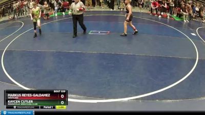 92 lbs Semifinal - Kaycen Cutler, Bonneville Wrestling Club vs Markus Reyes-Galdamez, WESTLAKE