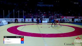 61kg Cons. Round 2 - Cooper Feke, Guelph WC vs Kenneth Dickson, Riverdale WC