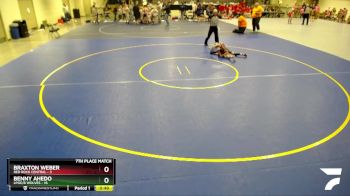 70 lbs Finals (8 Team) - Benny Ahedo, LPGE/B Wolves vs Braxton Weber, Red Rock Central