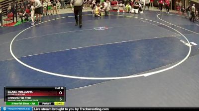 66 lbs Cons. Round 3 - Ledgen Silcox, Payson Lions Wrestling Club vs Blake Williams, Olympus-Skyline