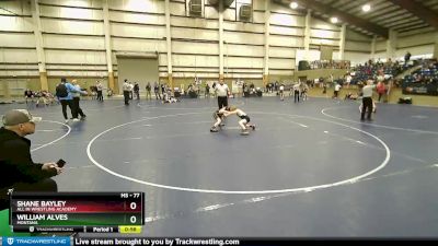 77 lbs Cons. Round 2 - William Alves, Montana vs Shane Bayley, All In Wrestling Academy