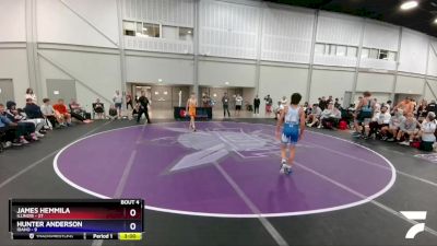 100 lbs Round 1 (8 Team) - James Hemmila, Illinois vs Hunter Anderson, Idaho