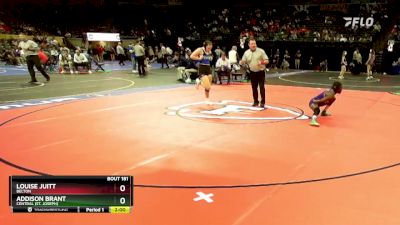 140 Class 2 lbs Champ. Round 1 - Louise Juitt, Belton vs Addison Brant, Central (St. Joseph)