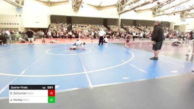 72-J lbs Quarterfinal - Dominic Schuman, Mat Assassins vs Joey Hurley, Orchard South WC