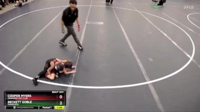 Cons. Round 2 - Beckett Goble, Minnesota vs Cooper Myers, Shakopee Mat Club