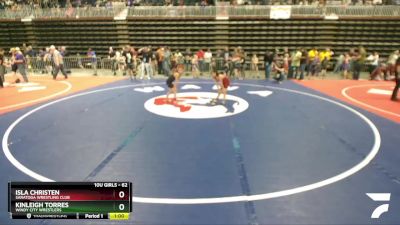 62 lbs Quarterfinal - Kinleigh Torres, Windy City Wrestlers vs Isla Christen, Saratoga Wrestling Club