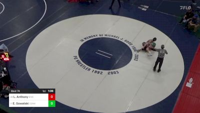 103 lbs Round Of 64 - Levi Anthony, River Valley vs Ezra Gowatski, Connellsville