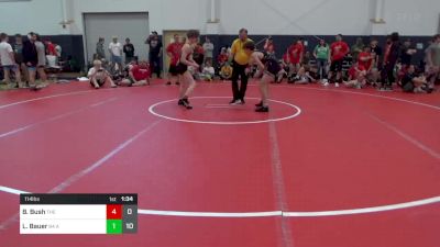 114 lbs Round 3 - Benjamin Bush, The Asylum Black vs Lucas Bauer, 84 Athletes (VA)