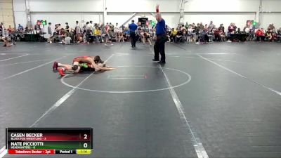 76 lbs Round 3 (8 Team) - Nate Picciotti, Headhunters vs Casen Becker, Black Fox Wrestling