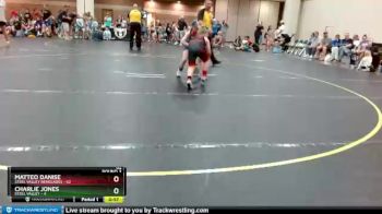 82 lbs Round 3 (4 Team) - Charlie Jones, Steel Valley vs Matteo Danise, Steel Valley Renegades