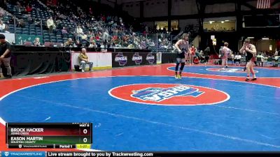 6A-190 lbs Quarterfinal - Brock Hacker, Johns Creek vs Eason Martin, Houston County