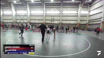 77 lbs Quarterfinal - Lawson Cochran, UT vs William Nitze, MT