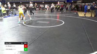 105 lbs Round Of 16 - Cael Brown, Derry vs Michael Brady, Council Rock South