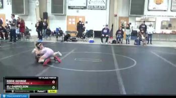 80 lbs Finals (2 Team) - Eddie George, Germantown Wrestling vs Eli Gabrielson, Diamond Fish