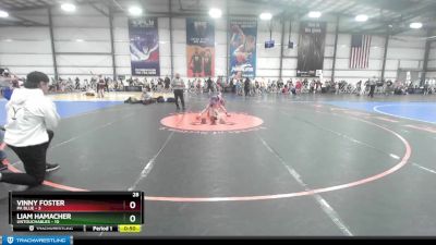 60 lbs Rd# 5- 3:45pm Friday Final Pool - Vinny Foster, PA Blue vs Liam Hamacher, Untouchables