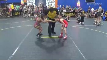 46 lbs Round 3 (6 Team) - Jett Cavazos, No Escape Wrestling Academy vs Mason Wade, The Funky Singlets Teal