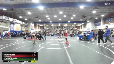 138 lbs Cons. Round 2 - Dominic Lee, Great Oaks vs Kadin Trahan, San Luis Obispo