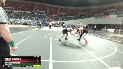 3A-195 lbs Quarterfinal - Pedro Cisneros, Dayton vs Bryce Chilgren, Harrisburg