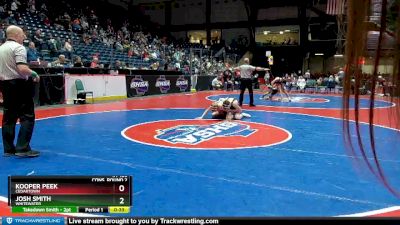 4A-120 lbs Cons. Round 2 - Kooper Peek, Cedartown vs Josh Smith, Whitewater