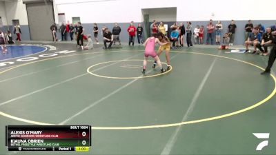 119 lbs Round 1 - Alexis O`Mary, Arctic Warriors Wrestling Club vs Kiauna OBrien, Bethel Freestyle Wrestling Club