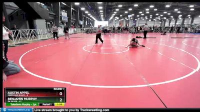 100 lbs Rd# 1 9:00am Friday - Benjamin Murphy, PA Silver vs Austin Appel, Maryland BLACK