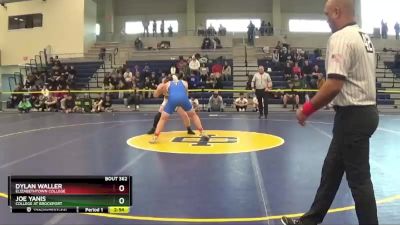 285 lbs 3rd Place Match - Dylan Waller, Elizabethtown College vs Joe Yanis, College At Brockport