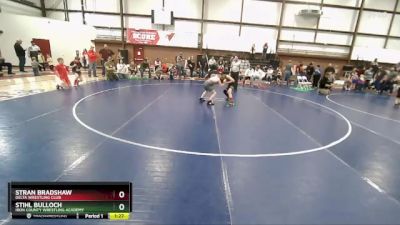 87 lbs Semifinal - Stihl Bulloch, Iron County Wrestling Academy vs Stran Bradshaw, Delta Wrestling Club