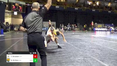 184 lbs Round Of 16 - Tomas Brooker, Appalachian State vs Branson Britten, N. Colorado