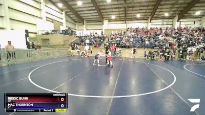 56 lbs Semifinal - Riddic Bunn, WA vs Mac Thornton, UT