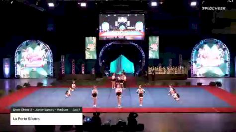 La Porte Slicers [2020 Show Cheer 2 - Junior Varsity - Medium Day 2] 2020 Pop Warner National Cheer & Dance Championship