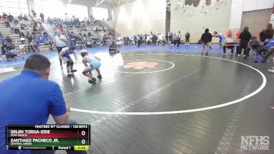 128 Boys Cons. Round 4 - Santiago Pacheco Jr., Central Union vs Sinjin Torga-Eide, Otay Ranch